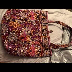 Vera Bradley large tote with matching coin purse!!